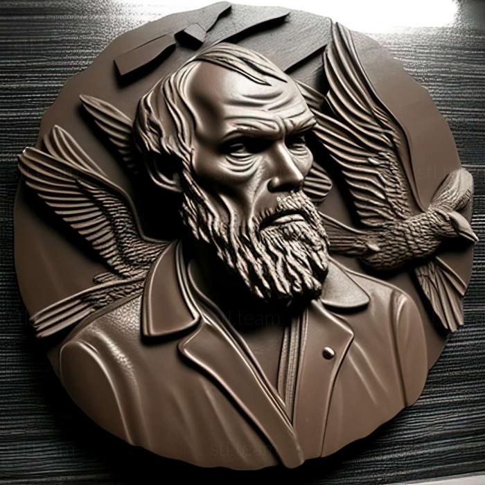 3D model Fyodor Dostoevsky from Bungo Stray Dogs (STL)